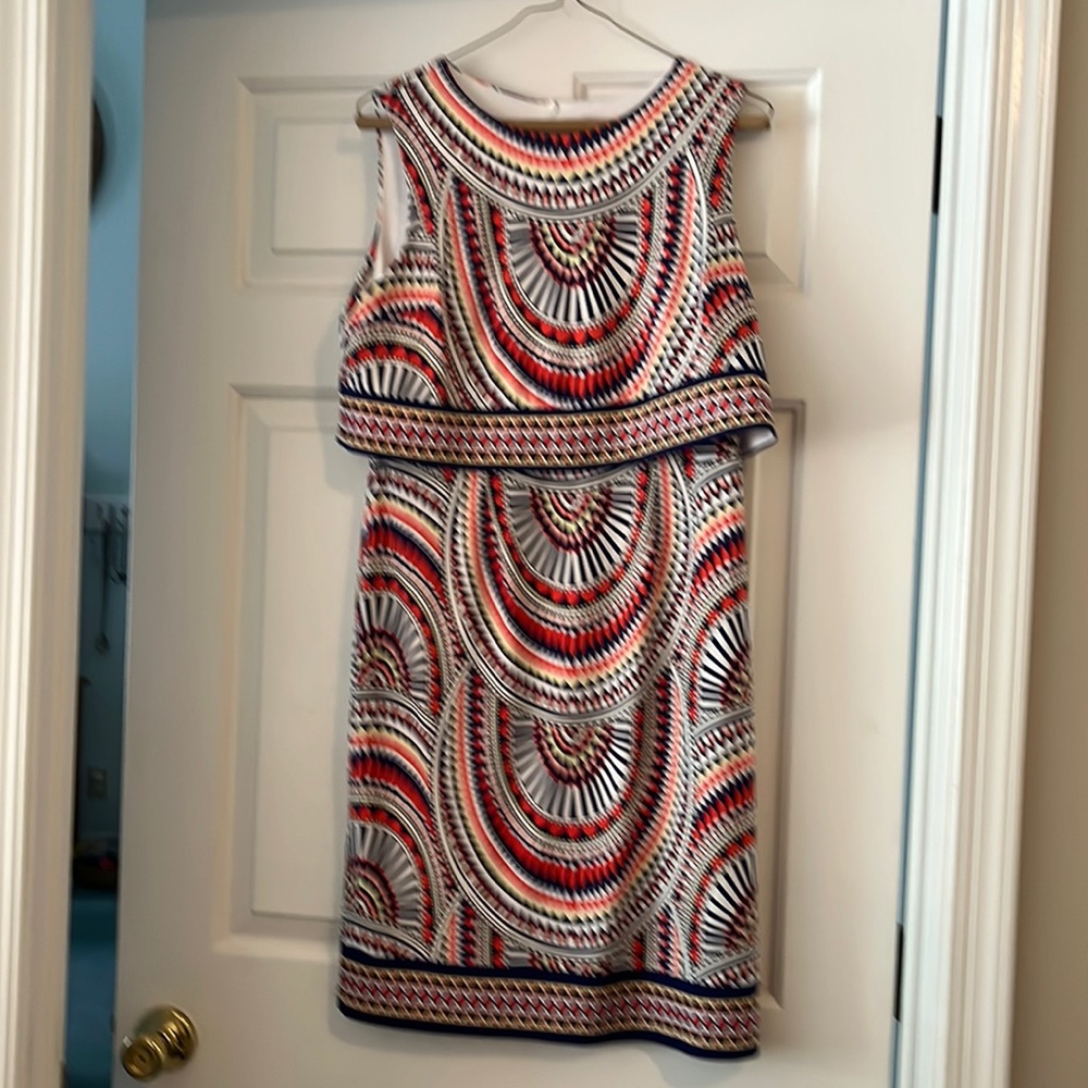 Multicolored sleeveless dress